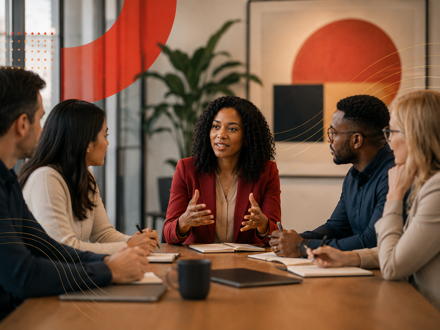Nonprofit leadership roundtable discussion